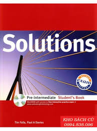 Solutions (Pre - inter Student's Book)