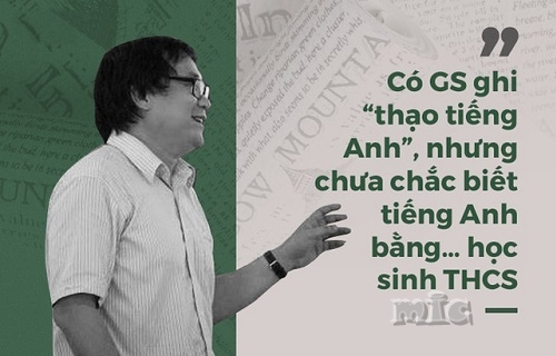 GS Nguyễn Tiến Dũng: Tôi đoán nhiều giáo sư, tiến sĩ ở Việt Nam rất sợ sát hạch tiếng Anh